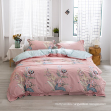 100% Cotton Printed duvet cover set with printed